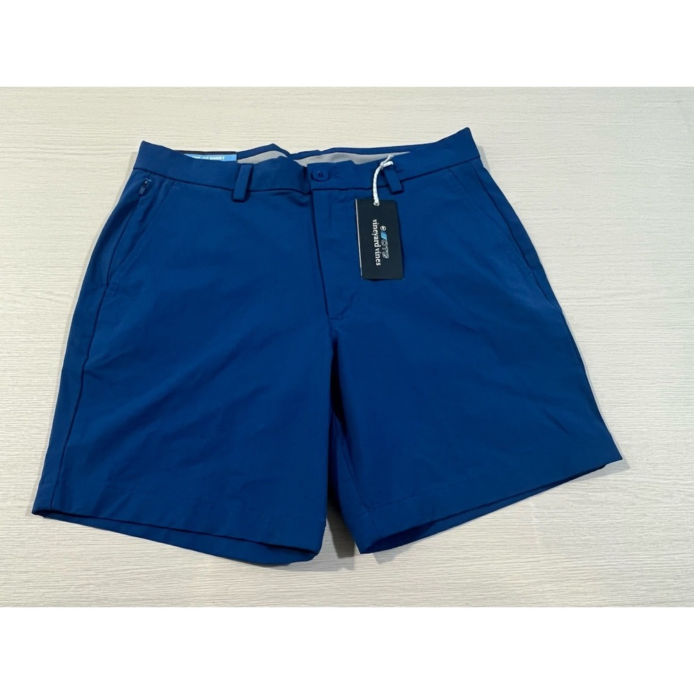 Vineyard Vines OTG On The Go Shorts Mens 30 Blue Stretch Chino 9"‎ Inseam NWT